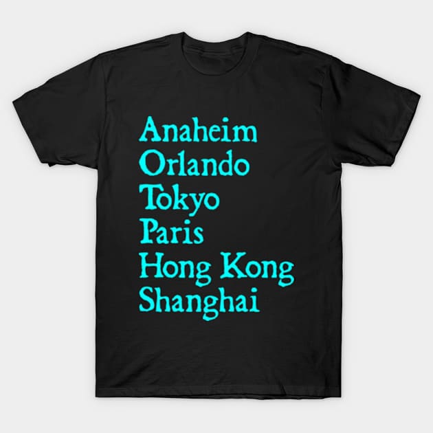 6 Magical Cities T-Shirt by  hal mafhoum?